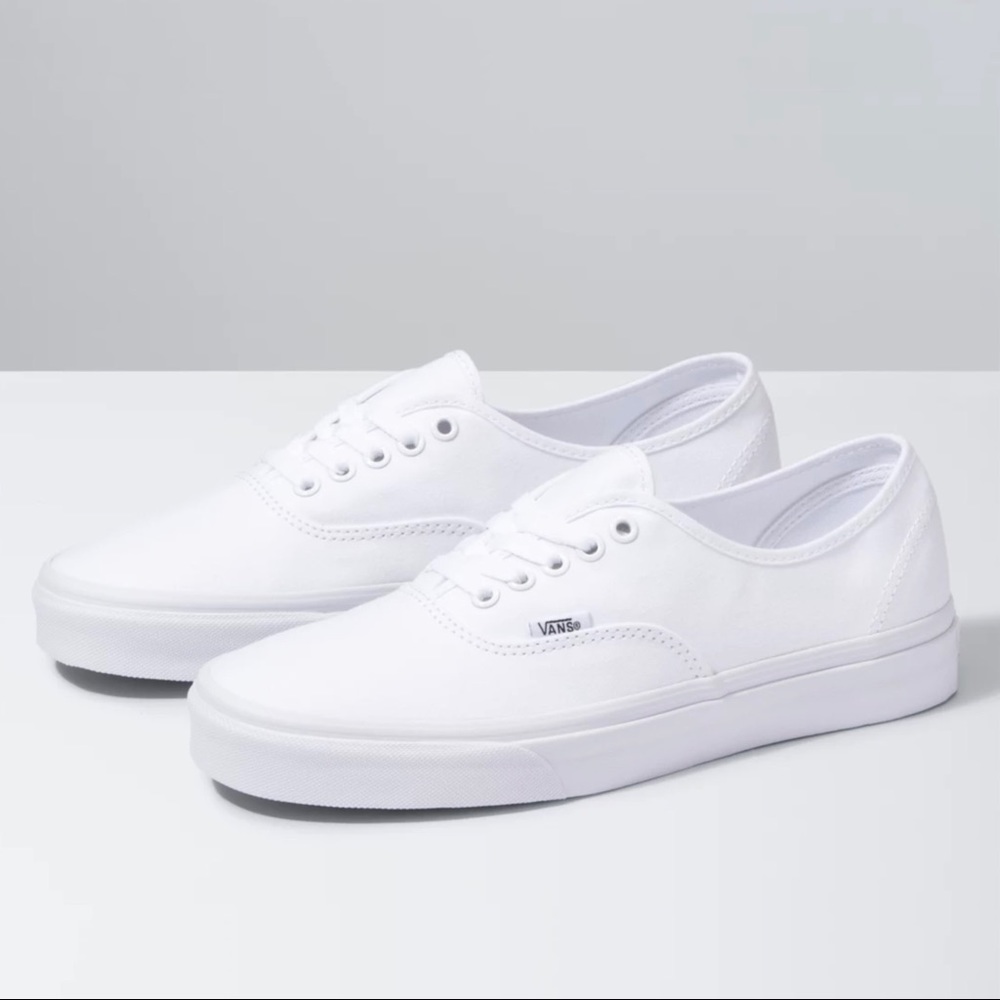VANS Authentic Canvas Skate Shoes White